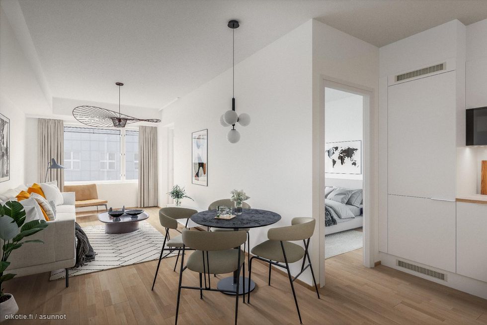 Visualisointikuva B 11 asunnosta.