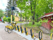 .. etäisyydellä ja kaupunkipyörät Tunnelitieltä