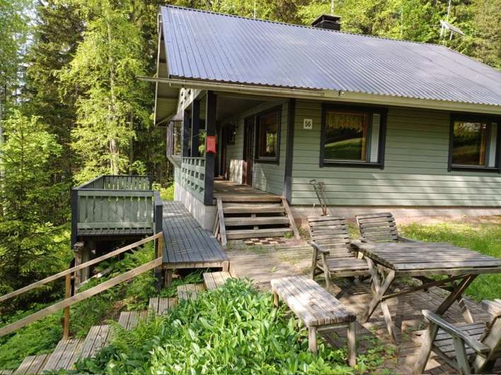Loma-asunto, 2h + kk + s + p, 50/64 m², Kääpälä
