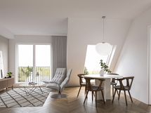 Viitteellinen kuva asunnosta A31 (43m2)