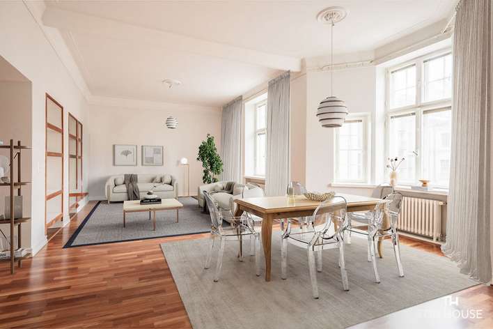 Kerrostalo, 4h+k+2wc+kph+s, 145 m², Kruununhaka, Helsinki