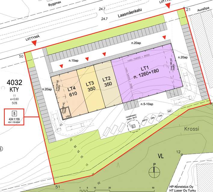 Liiketila, 1 730 m², Krossi - Näkymä 2