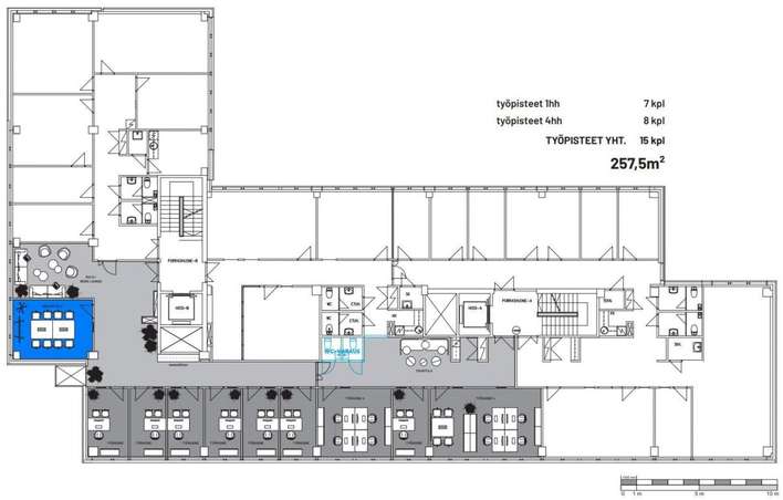 Liiketila, 257 m², Ruoholahti - Näkymä 2