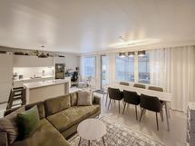 Ikkunapinta-alaa on runsaasti.