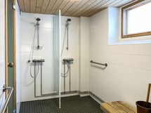 Saunatilat ovat siistit ja modernit