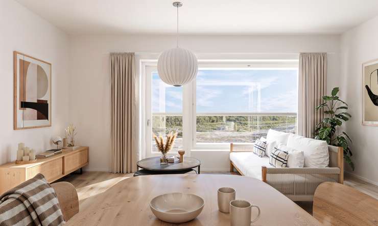 Kerrostalo, 3h+kt, 74,5 m², Hervantajärvi - Näkymä 4