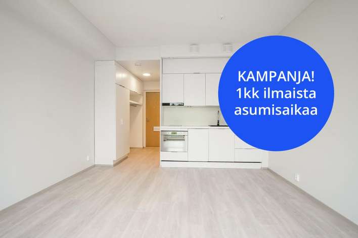 Kerrostalo, 1H+KT+RP, 27,5 m², Toppila