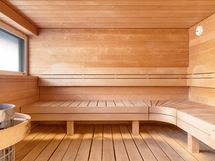 Taloyhtiön saunatilat on uusittu hiljattain putkiremontin yhteydessä