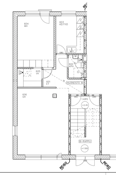 Kerrostalo, 2h+k, 54 m², Kattilansilta - Bild 3