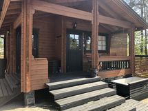 Saunan terassi ja amme