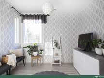 työhuone / lisähuone olohuoneen yhteydessä