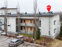 päätyasunto toisessa kerroksessa