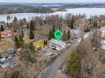 Pyhäjärven rantamaisemaa ja Rautialantien vanhaa kylänraittia