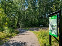Keskuspuisto tarjoaa ulkoilumahdollisuudet aivan kotiovelta.