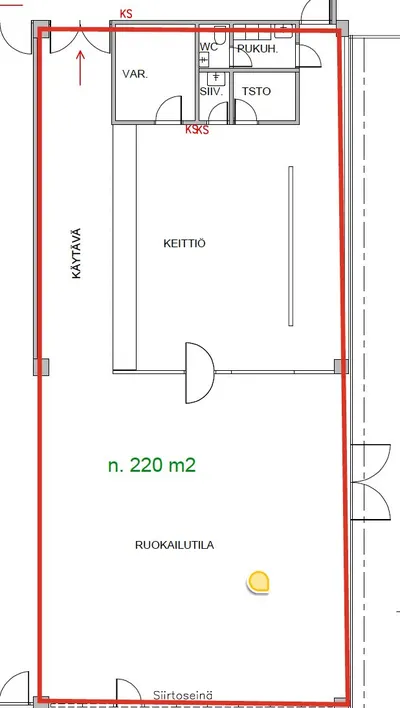 Toimitila, Veromies - Näkymä 4