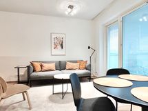 Sisustettu vastaava asunto