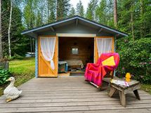 Kesähuone - nukkuma-aitta