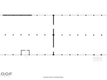 Toimitilan 1132 m² pohjaratkaisu - Verksamhetsutrymme 1132 m² bottenplan