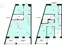 Kodin pohjapiirros (5h+kt+s, 120,5 m²)