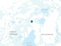 Metsästysmajan sijainti kartalla
