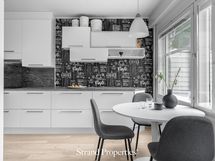 Keittiö ja ruokailtila