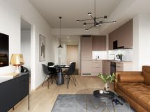 B 19 asunnon visualisointikuva.