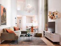 Visualisointi Renatan kodista C 74, 4h+kt+s, 100 m²