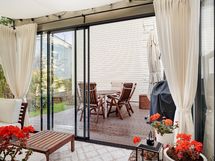 Lasitetulla terassilla kesä jatkuu