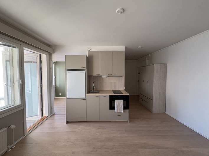 Kerrostalo, 2h + k + parveke/terassi, 28 m², Itäharju, Turku