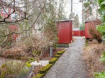 Näkymä taloyhtiön piha-alueelta