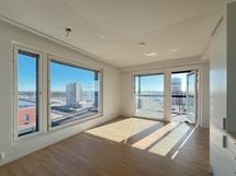 Tässä kodissa avautuvat ikkunat kahteen suuntaan, kaakkoon ja lounaaseen.