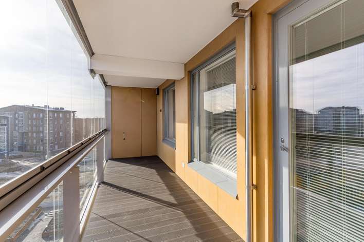 Kerrostalo, 2h+kt+s, 44,5 m², Linnakaupunki - Näkymä 2