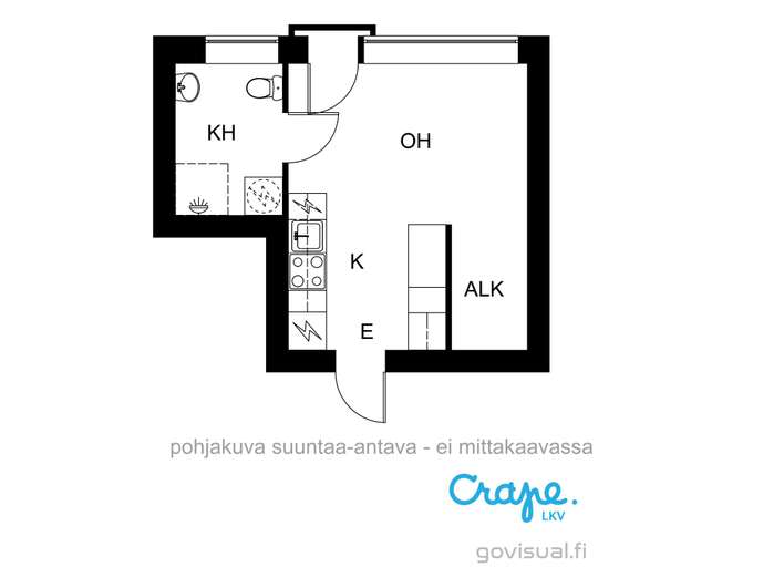 Kerrostalo, 1h, kt, kph, 22 m², Vuosaari - Näkymä 2
