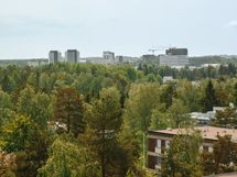 8. kerroksen maisema lounaaseen