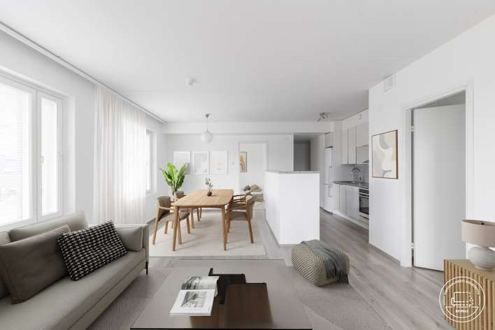 Kerrostalo, 3h+kt+s+las.parv, 75,5 m², Saunalahti, Espoo