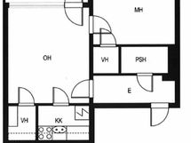 Pohjakuva, suuntaa antava ei mittakaavassa