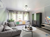 Digistailattu olohuone