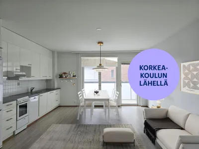 Kerrostalo, 1H+KK, 43,5 m², Arabianranta