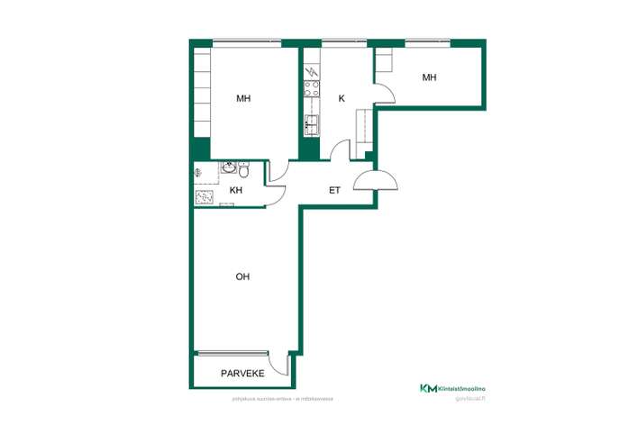 Apartment in Helsinki, Keski-Vuosaari, Vuosaari - View 2
