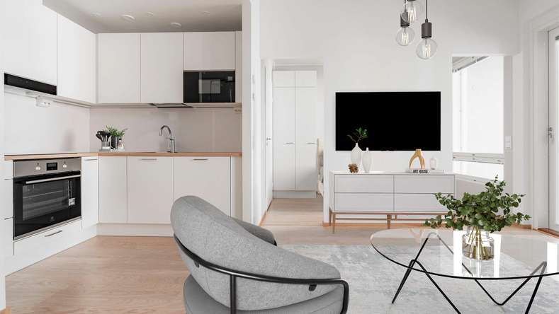 Kerrostalo, 1h+kt, 31,5 m², Kaleva, Tampere
