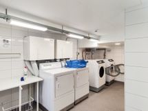 Pesutuvan lisäksi myös sauna on asukkaiden käytettävissä