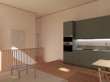 Olohuone/keittiö - Vardagsrum/kök