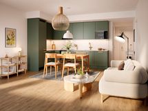 Visualisointi kodista (2h+kt+(s), 52 m²)