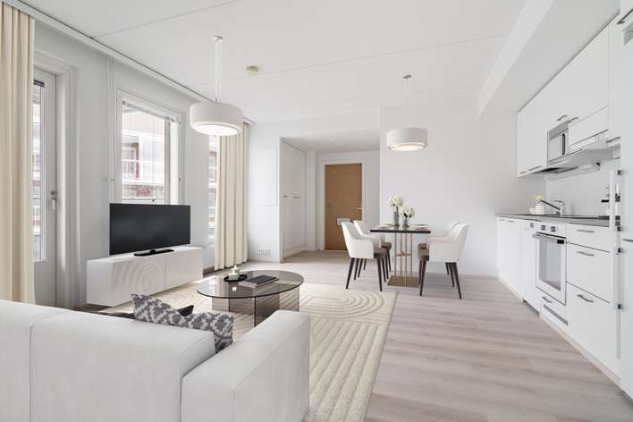 Kerrostalo, 2h+kt+vh, 46 m², Boston, Tuusula
