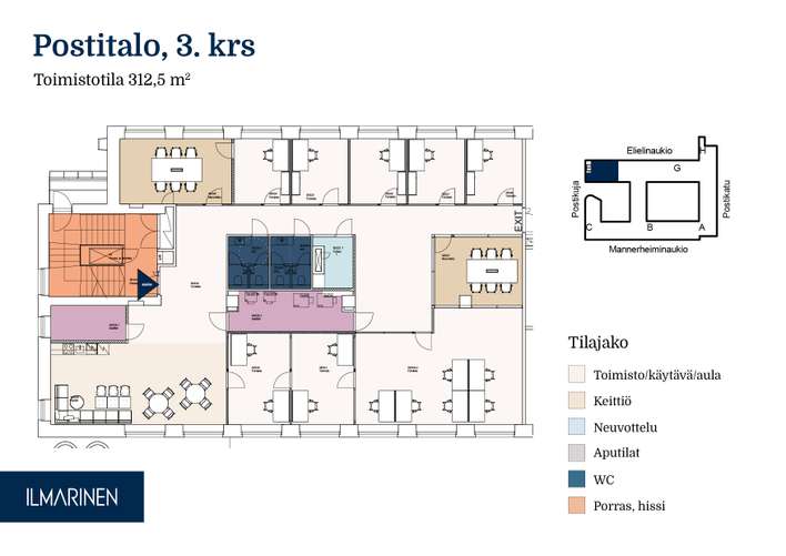 Liiketila, 312,5 m², Keskusta - Näkymä 2