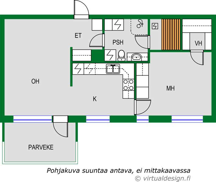 Apartment in Hämeenlinna, Hätilä - View 2