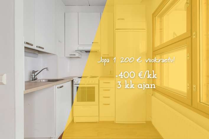 Kerrostalo, 2H+KK+S, 43 m², Kiltakallio, Espoo