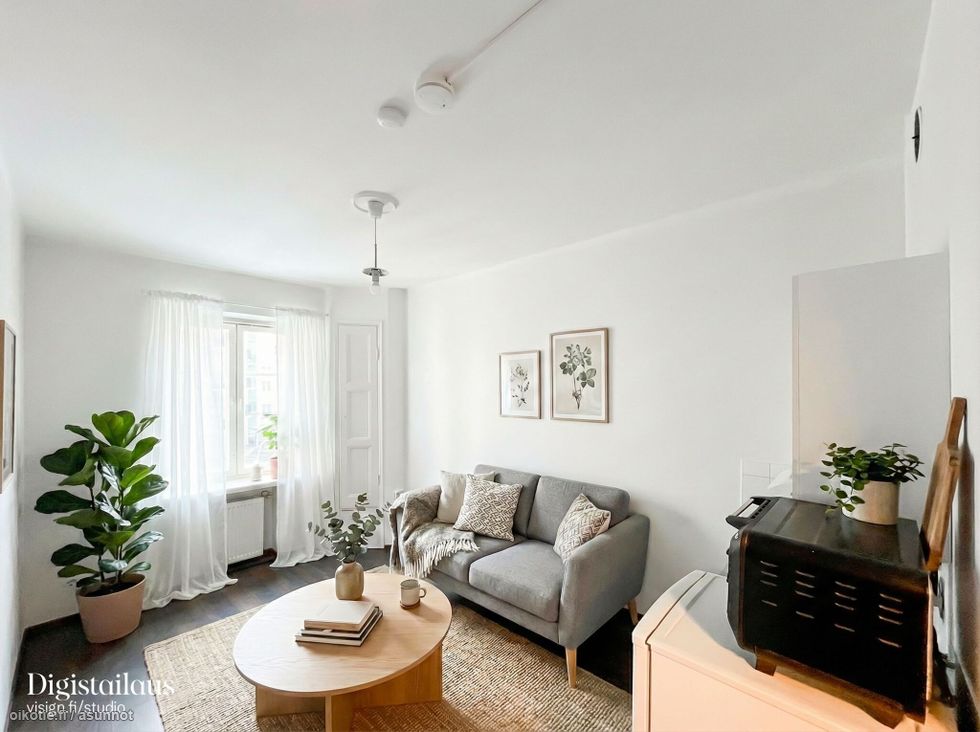 Tervetuloa! 5. kerroksen pikkukoti, jossa on kiva tunnelma.