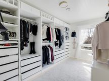 Unelma walk in closet - tähän ei voi olla ihastumatta