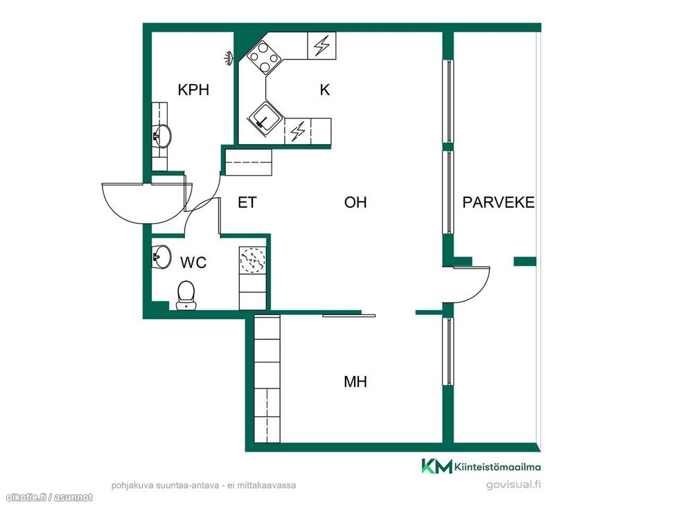 52 m² Tilanhoitajankaari 21, 00790 Helsinki Kerrostalo Kaksio myynnissä -  Oikotie 17242575